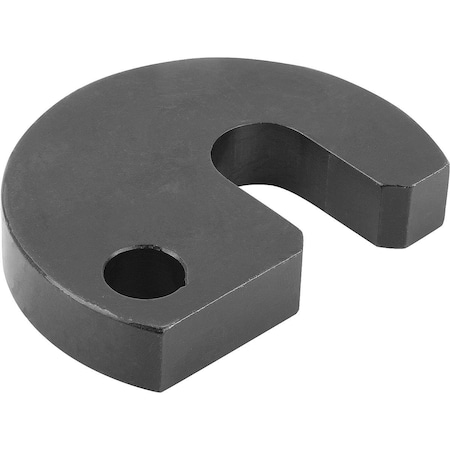 Slotted Washer, Fits Bolt Size 14 Mm Steel, Black Oxide, Nitrided Finish